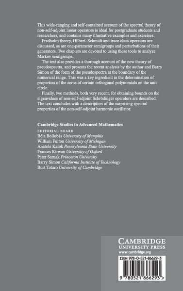 Produktbild: Linear Operators and their Spectra