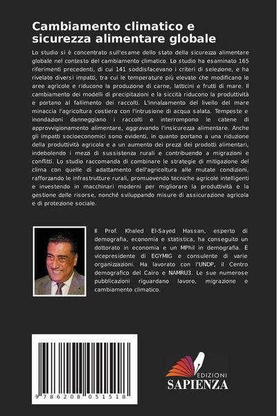 Produktbild: Cambiamento climatico e sicurezza alimentare globale