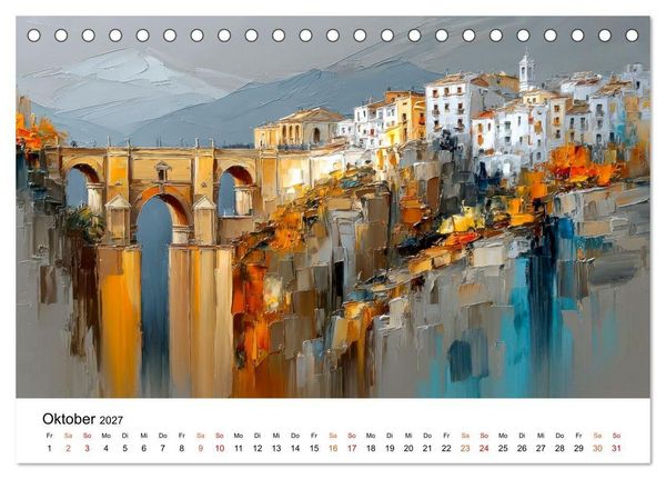 Produktbild: Europa Eleganz - Premium Edition (Tischkalender 2027 DIN A5 quer), CALVENDO Monatskalender