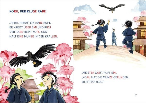 Produktbild: Lesel&ouml;wen 1. Klasse - Die Ninjas retten die Tiere (Gro&szlig;buchstabenausgabe)