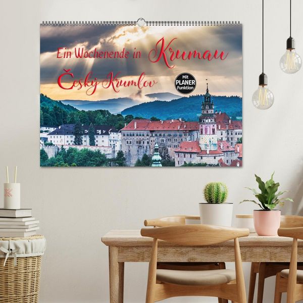 Produktbild: Ein Wochenende in Krumau (Wandkalender 2026 DIN A2 quer), CALVENDO Monatskalender