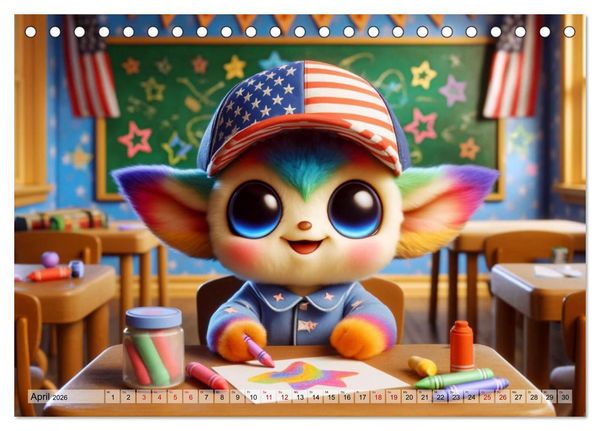 Produktbild: Buddy Stars - Abenteuer f&uuml;r Kinder (Tischkalender 2026 DIN A5 quer), CALVENDO Monatskalender