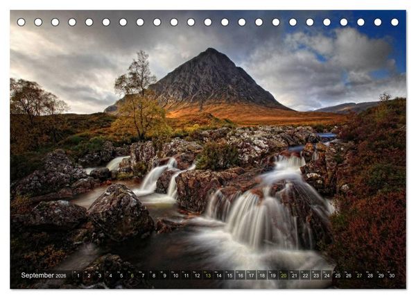 Produktbild: Traumland Schottland (Tischkalender 2026 DIN A5 quer), CALVENDO Monatskalender