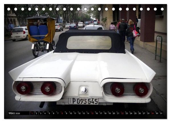 Produktbild: Auto-Legenden: FORD THUNDERBIRD (Tischkalender 2026 DIN A5 quer), CALVENDO Monatskalender
