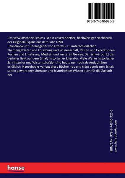 Produktbild: Das verwunschene Schloss