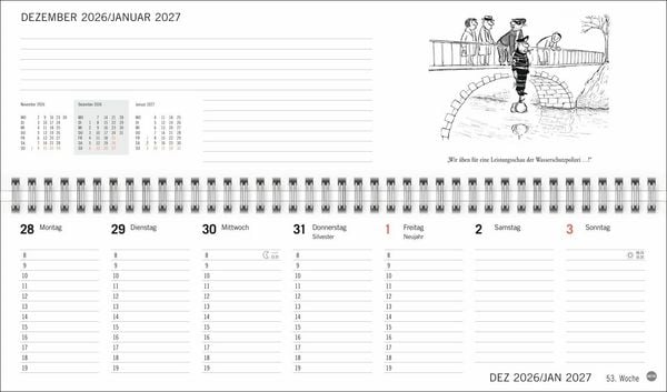 Produktbild: Loriot B&uuml;roplaner 2027