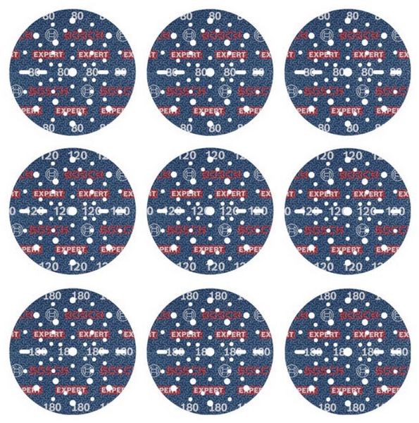 Bosch Accessories 2608902448 Schleifscheiben-Set Durchmesser 150 mm Körnung (num)=80, 120, 180 1 St.