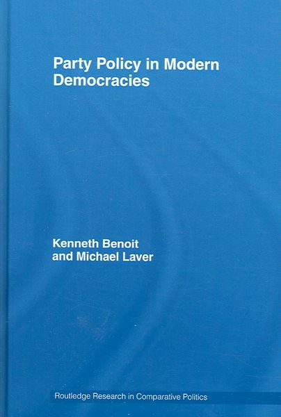 Produktbild: Party Policy in Modern Democracies
