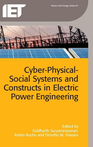 Produktbild: Cyber-Physical-Social Systems and Constructs in Electric Power Engineering