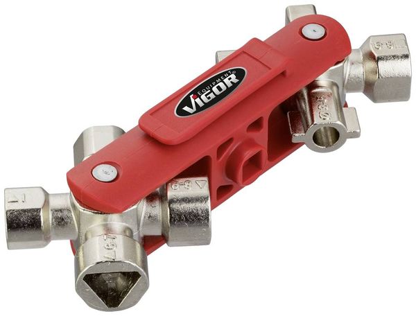 Produktbild: Vigor V4241 Schaltschrankschl&uuml;ssel Sub&nbsp;Maker&nbsp;Quadro 10-in-1 Schaltschrankschl&uuml;ssel 1 St.