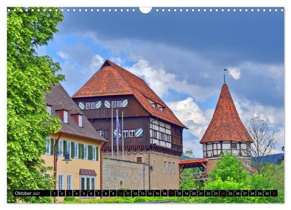 Produktbild: Balingen - ein visueller Streifzug durch die Stadt (Wandkalender 2027 DIN A3 quer), CALVENDO Monatskalender