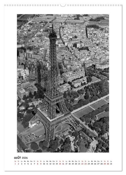 Produktbild: Visage de Paris, ann&eacute;es 1970 (Calendrier mural 2026 DIN A2 horizontal), CALVENDO calendrier mensuel