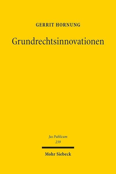 Produktbild: Grundrechtsinnovationen