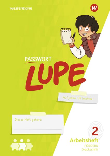 Produktbild: PASSWORT LUPE - Sprachbuch. Arbeitsheft 2 DS: inklusiv - Druckschrift