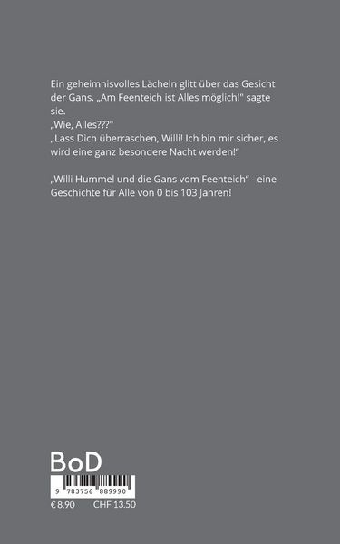 Produktbild: Willi Hummel und die Gans vom Feenteich