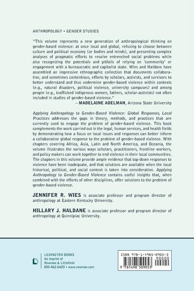 Produktbild: Applying Anthropology to Gender-Based Violence