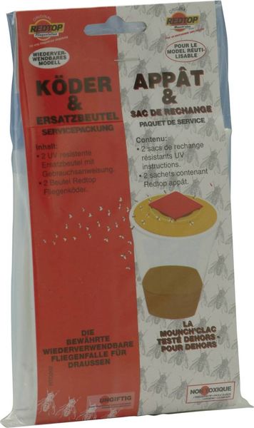 Produktbild: Redtop 1576954 XL Nachf&uuml;llset Passend f&uuml;r Marke (Tiervertreiber) Redtop Fliegenfalle XL 1 St.