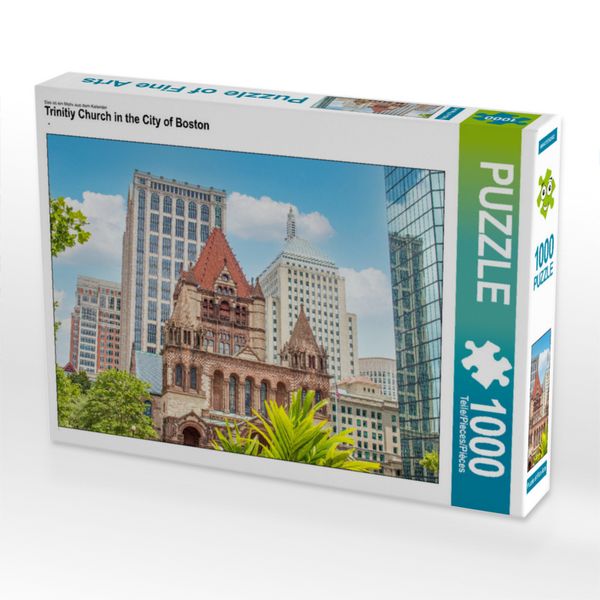 Produktbild: CALVENDO Puzzle Trinitiy Church in the City of Boston | 1000 Teile Lege-Gr&ouml;&szlig;e 64x48cm Foto-Puzzle f&uuml;r gl&uuml;ckliche Stunden