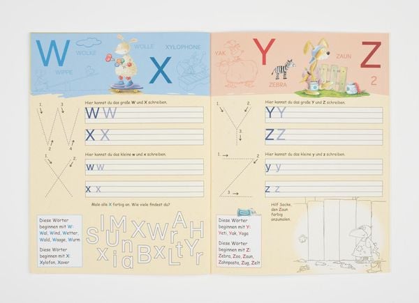 Der kleine Rabe Socke: Buchstaben schreiben mit dem kleinen Raben Socke