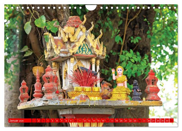 Produktbild: Asien Geisterh&auml;uschen (Wandkalender 2026 DIN A4 quer), CALVENDO Monatskalender