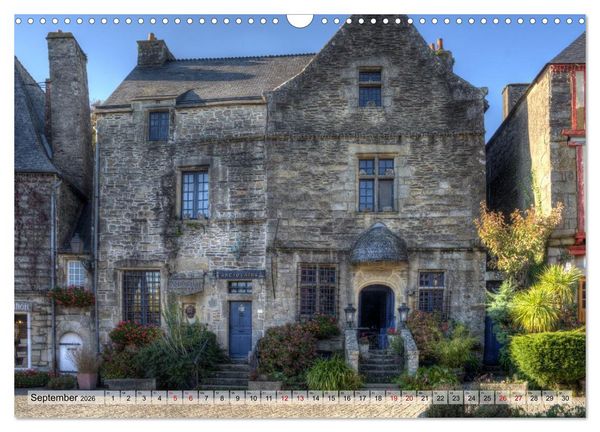 Produktbild: Rochefort-en-Terre, das Reiseziel in der Bretagne (Wandkalender 2026 DIN A3 quer), CALVENDO Monatskalender
