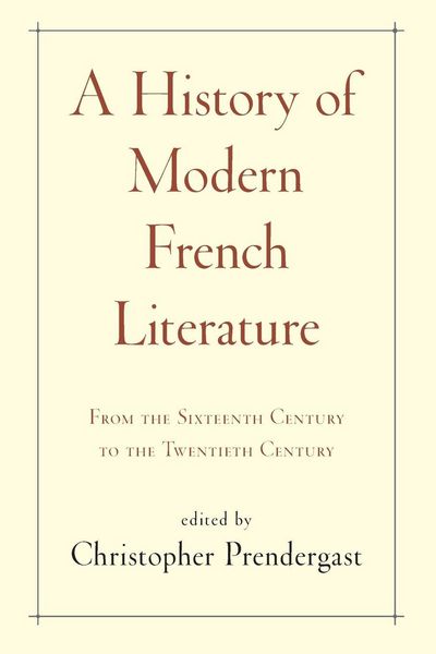 Produktbild: A History of Modern French Literature