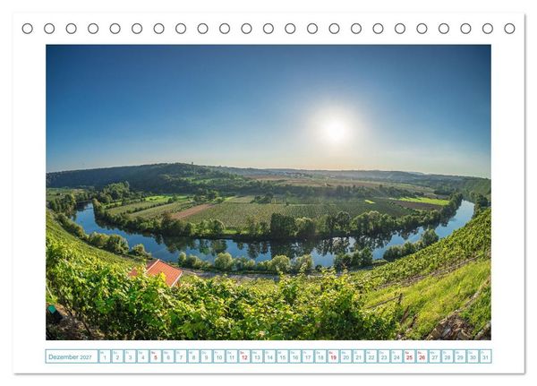Produktbild: Naturwunder - Deutschlands Flussschleifen (Tischkalender 2027 DIN A5 quer), CALVENDO Monatskalender
