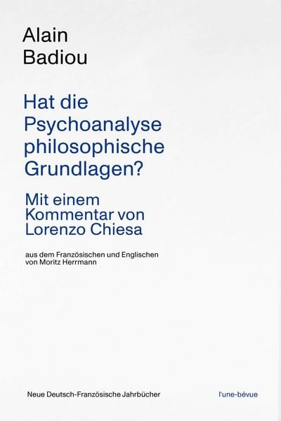 Produktbild: Hat die Psychoanalyse philosophische Grundlagen?
