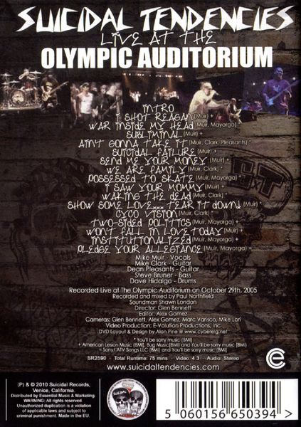 Produktbild: Suicidal Tendencies - Live at the Olympic