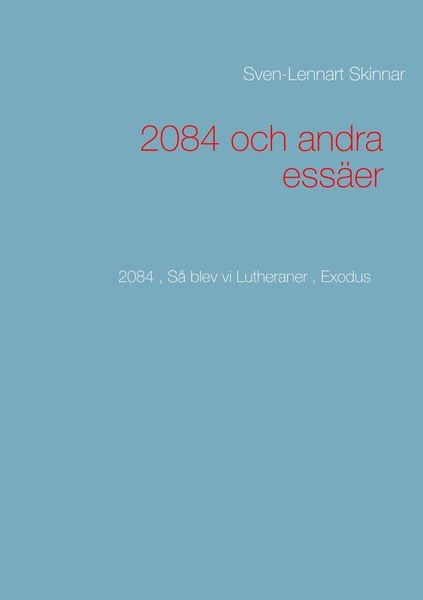 Produktbild: 2084 och andra ess&auml;er