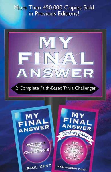 Produktbild: 2-In-1 Bible Trivia: My Final Answer / My Final Answer Celebrity Edition