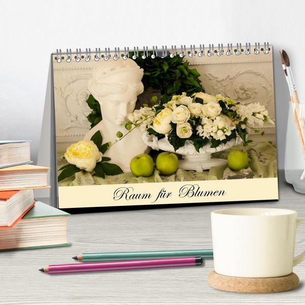 Produktbild: Raum f&uuml;r Blumen (Tischkalender 2026 DIN A5 quer), CALVENDO Monatskalender