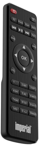 Produktbild: Imperial Dabman i200 V2 Internet Tischradio DAB+, UKW, Internet AUX, USB, LAN, Internetradio Schwarz