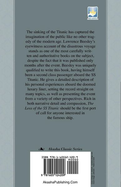 Produktbild: The Loss of the SS. Titanic