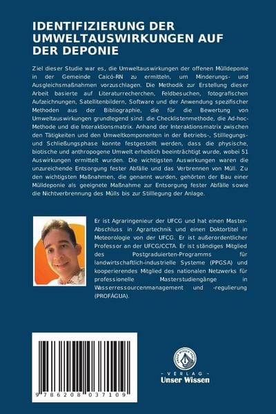 Produktbild: Identifizierung der Umweltauswirkungen Auf der Deponie