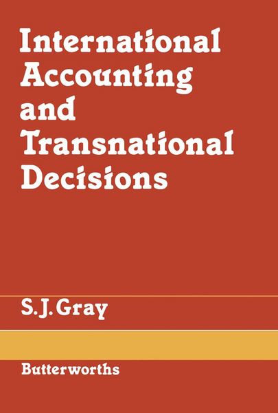 Produktbild: International Accounting and Transnational Decisions