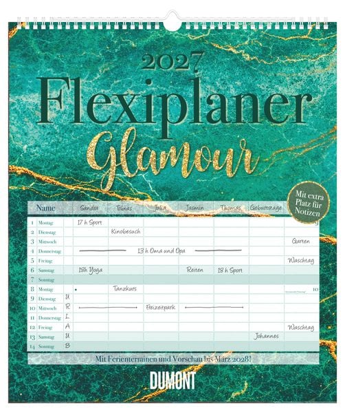 Produktbild: Flexiplaner Glamour 2027
