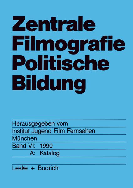 Produktbild: Zentrale Filmografie Politische Bildung