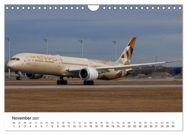 Produktbild: Boeing 787 Kalender (Wandkalender 2027 DIN A4 quer), CALVENDO Monatskalender