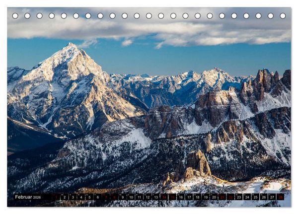 Produktbild: Lagazuoi Dolomiten (Tischkalender 2026 DIN A5 quer), CALVENDO Monatskalender
