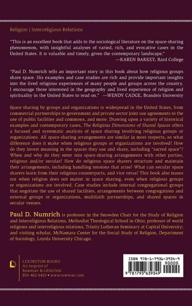 Produktbild: Religious Dimensions of Shared Spaces