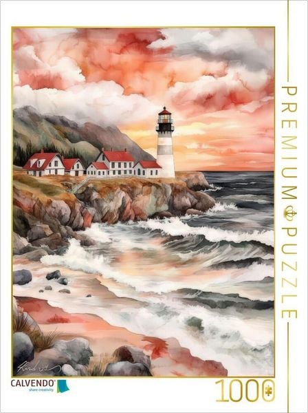 CALVENDO Puzzle Küstenpoesie | 1000 Teile Lege-Größe 64x48cm Foto-Puzzle für glückliche Stunden