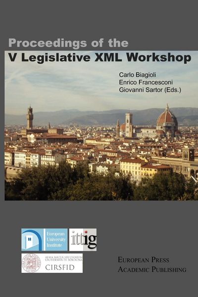 Produktbild: Proceedings of the V Legislative XML Workshop