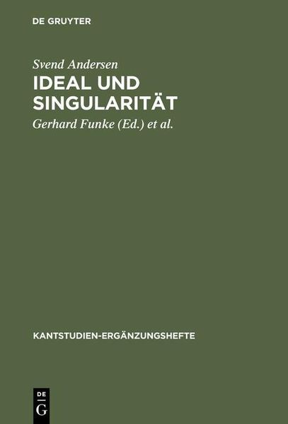 Produktbild: Ideal und Singularit&auml;t