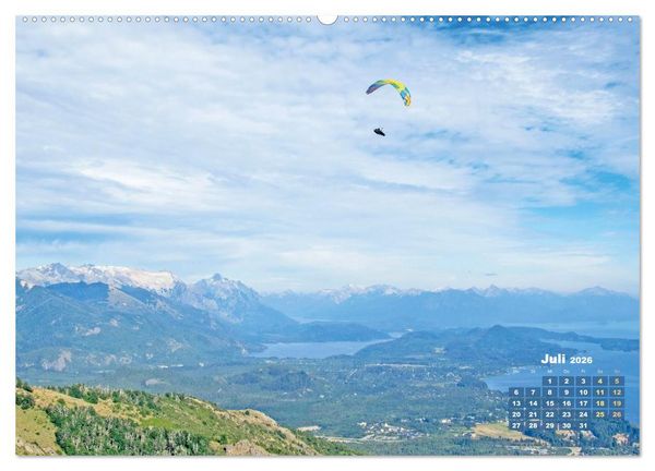 Produktbild: Paragliding: Der Traum vom Fliegen (Wandkalender 2026 DIN A2 quer), CALVENDO Monatskalender