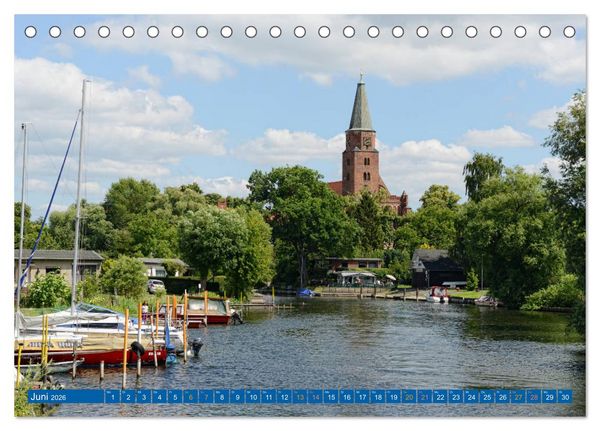 Produktbild: Brandenburg an der Havel - Stadt der Flussarme, Kan&auml;le und Inseln (Tischkalender 2026 DIN A5 quer), CALVENDO Monatskalender