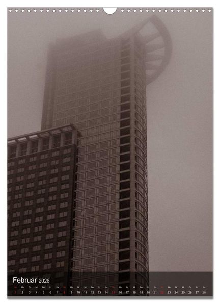 Produktbild: Frankfurt monochrom (Wandkalender 2026 DIN A3 hoch), CALVENDO Monatskalender