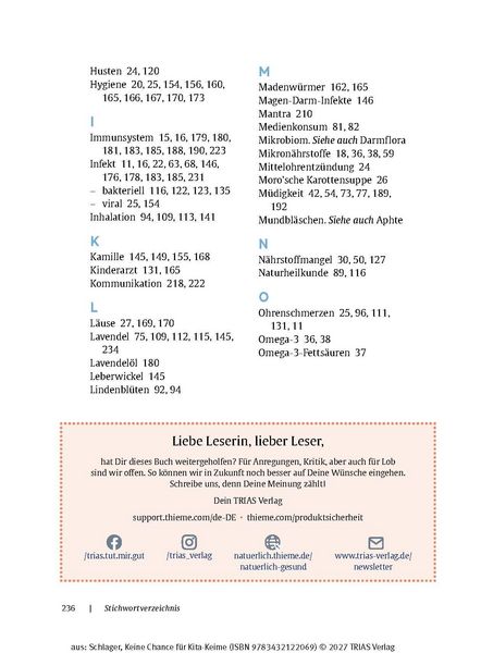 Produktbild: Keine Chance f&uuml;r Kita-Keime