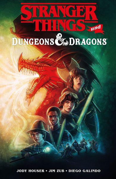Stranger Things und Dungeons & Dragons - Der Crossover-Comic zur Netflix-Erfolgsserie und Pen & Paper-Games, Taschenbuch von Jody Houser,Jim Zub,Diego