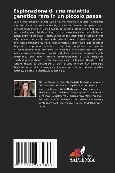 Produktbild: Esplorazione di una malattia genetica rara in un piccolo paese